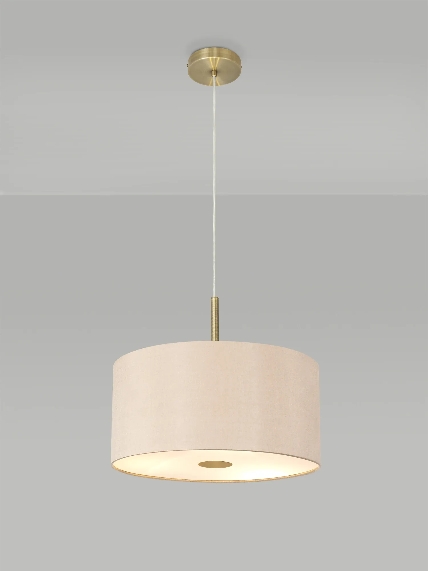 Baymont 40cm 5 Light Pendant Antique Brass, Antique Gold/Ruby, Frosted Diffuser DK0514  Deco Baymont AB AG